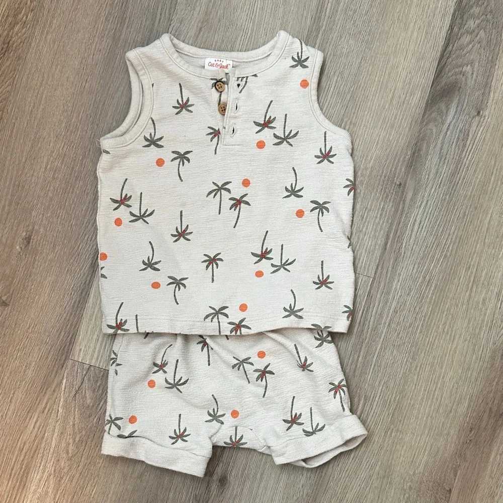 Cat and Jack palm tree set 18m - Picture 1 of 3